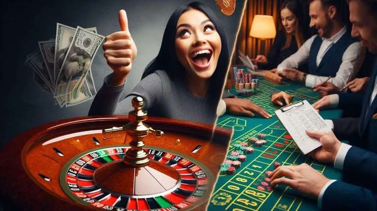 Mobile phone showing bet 4 platform interface with sports and casino categories