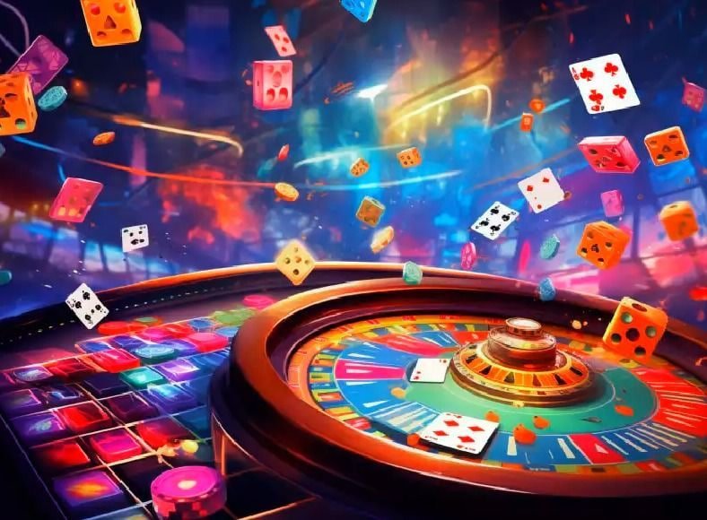 Fish game arcade shooting interface with colourful underwater sea creatures on bet 4